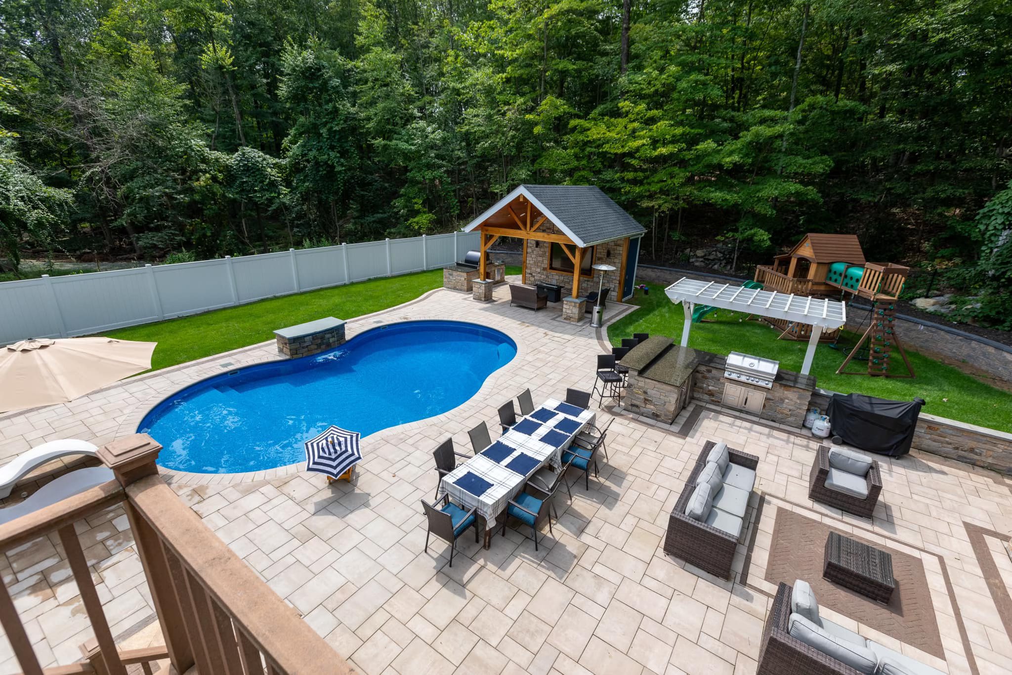 Close-up of bubbling hot tub water with moving water elements and LED purple-tinted lights, showcasing hot tubs for sale in New Fairfield, CT.